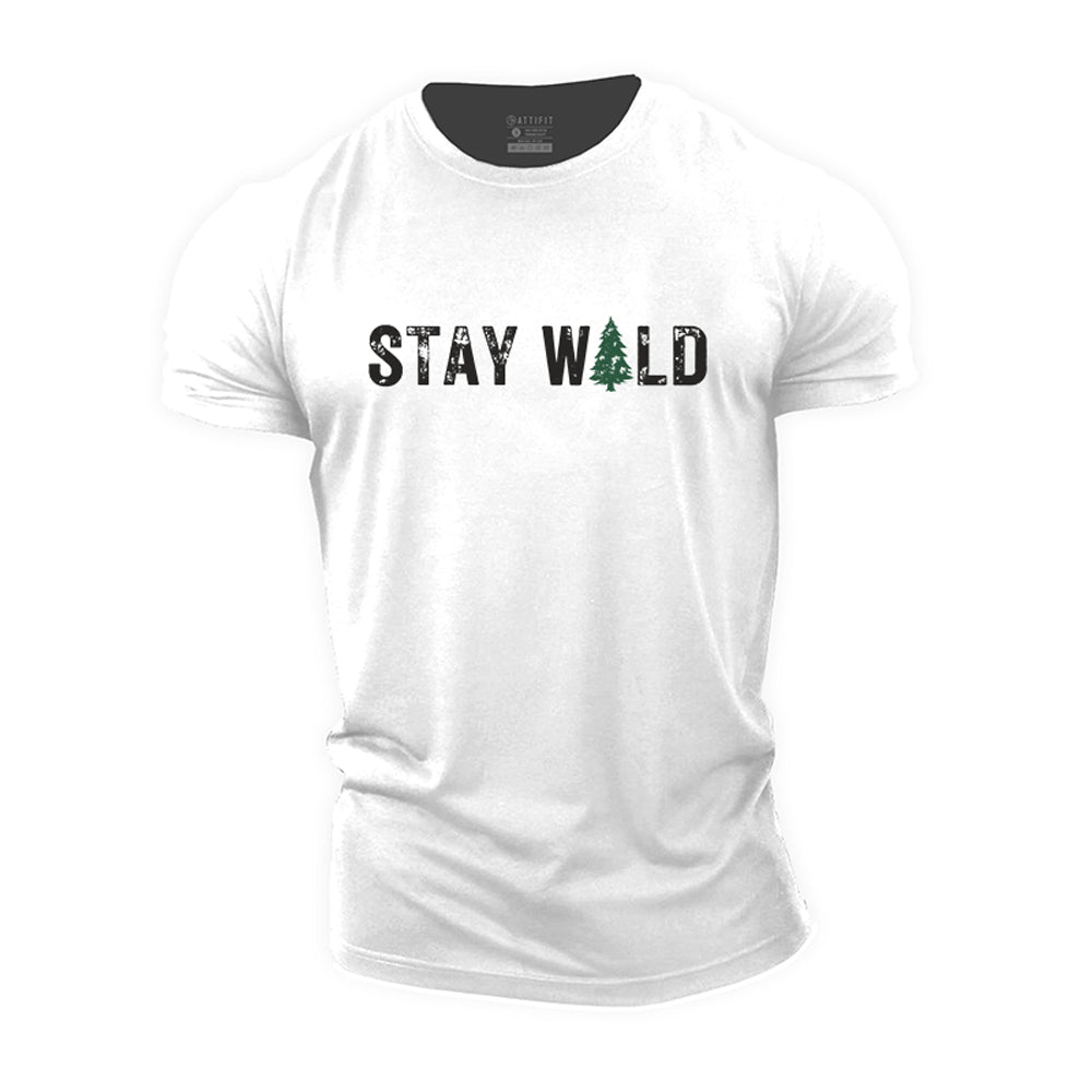 STAY WILD Cotton Tee