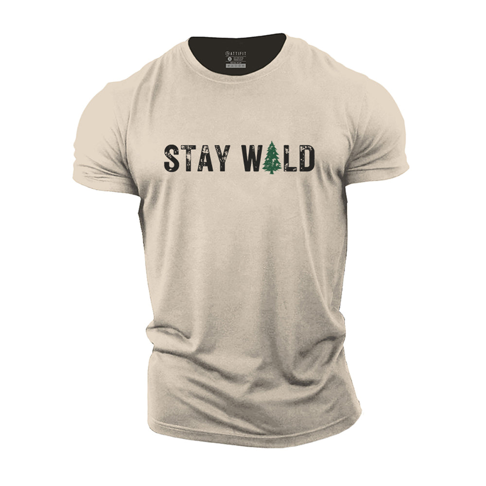 STAY WILD Cotton Tee