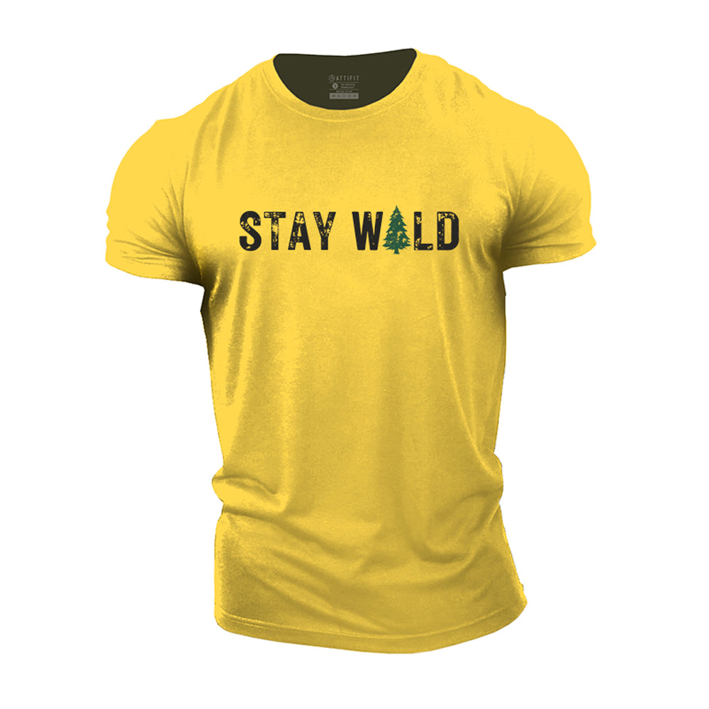 STAY WILD Cotton Tee