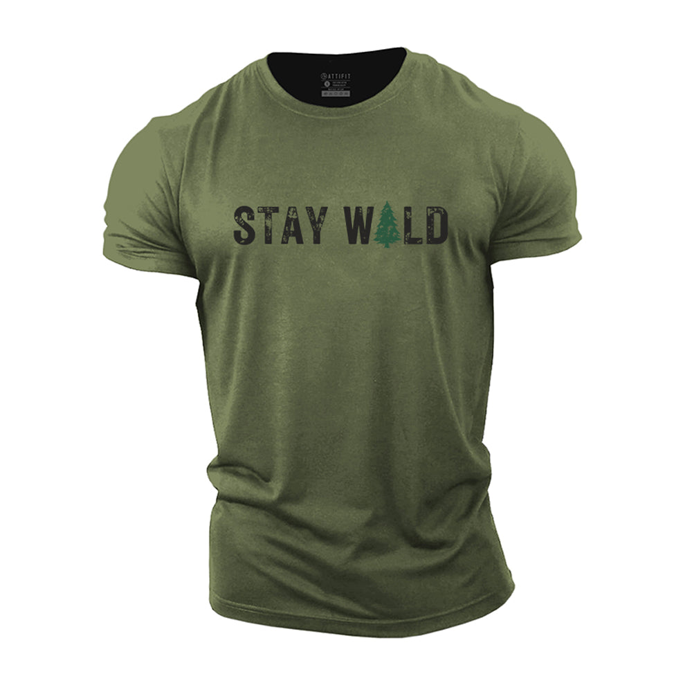 STAY WILD Cotton Tee