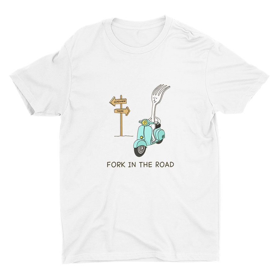 Another “Fork” In The Road Cotton Tee