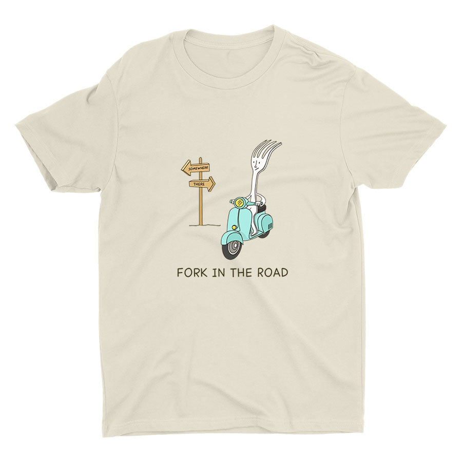 Another “Fork” In The Road Cotton Tee