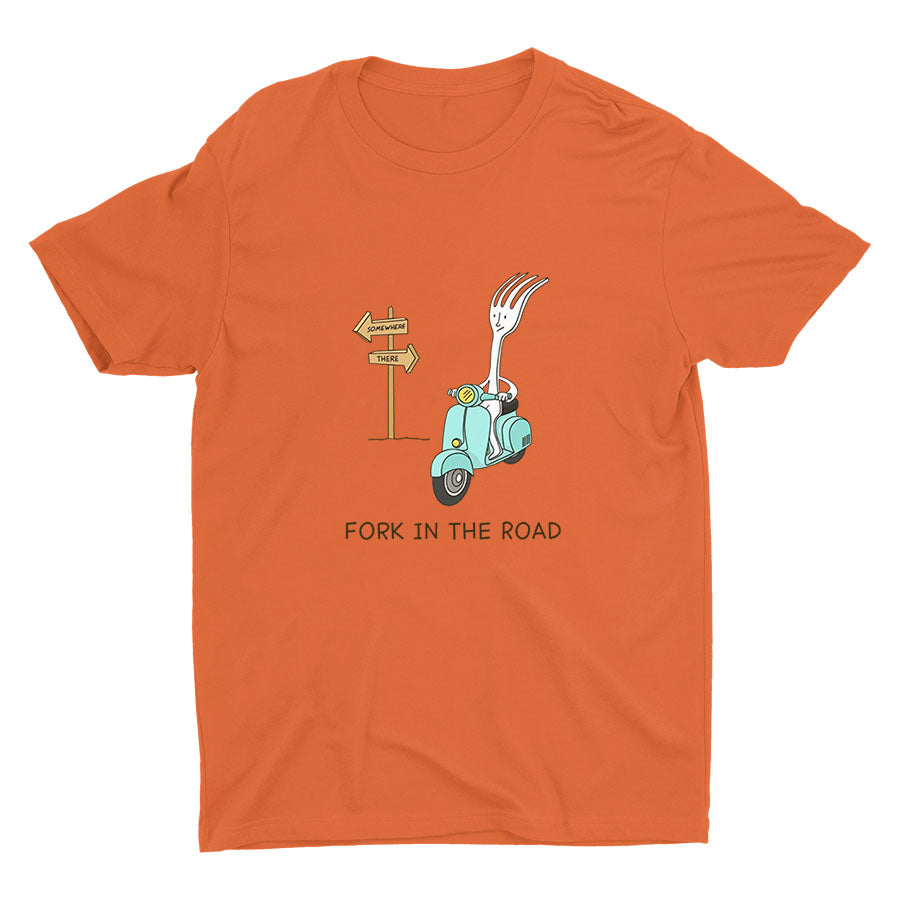 Another “Fork” In The Road Cotton Tee