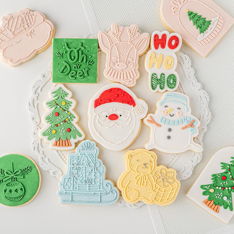 Cute Christmas Santa Cookie Cutters