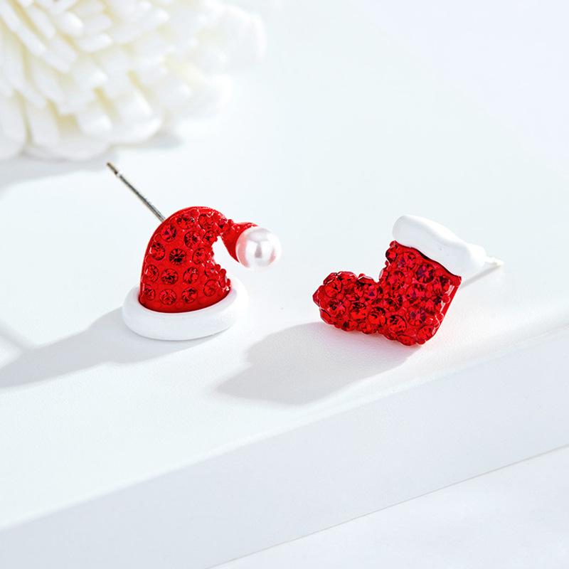 Christmas Stocking Hat Earrings