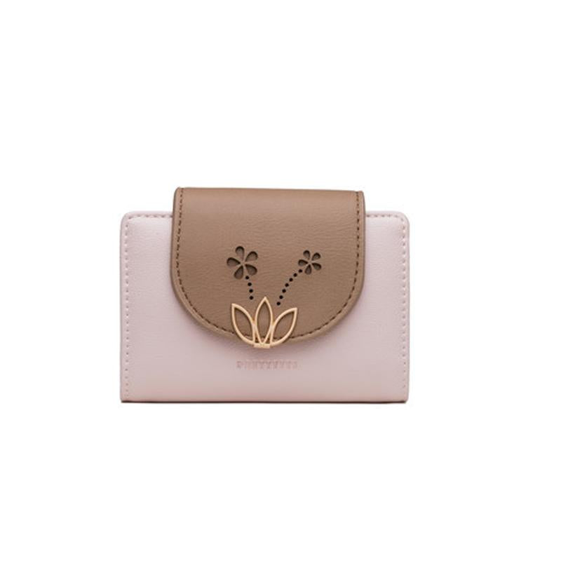Hollow Flower Buckle Card Holder