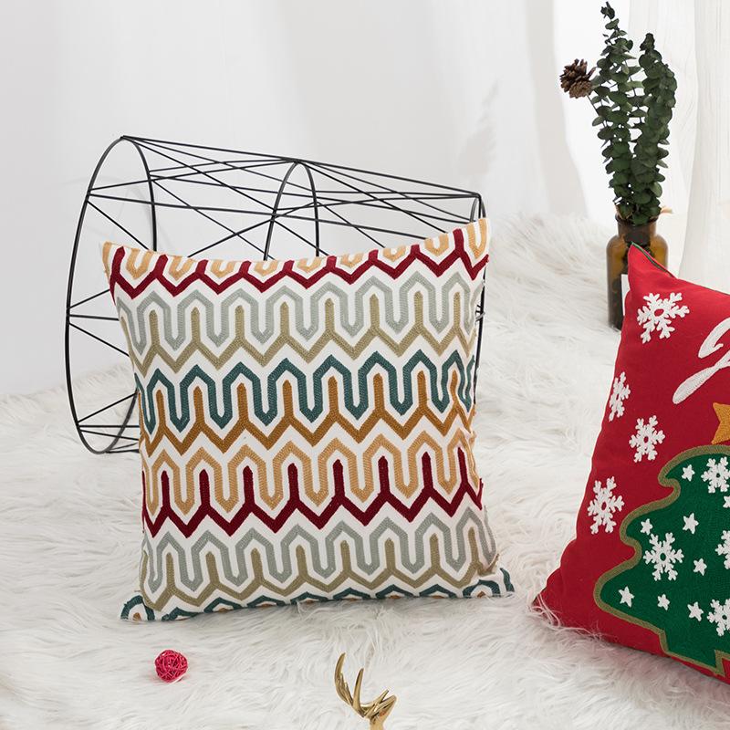 Christmas Embroidered Pillowcase