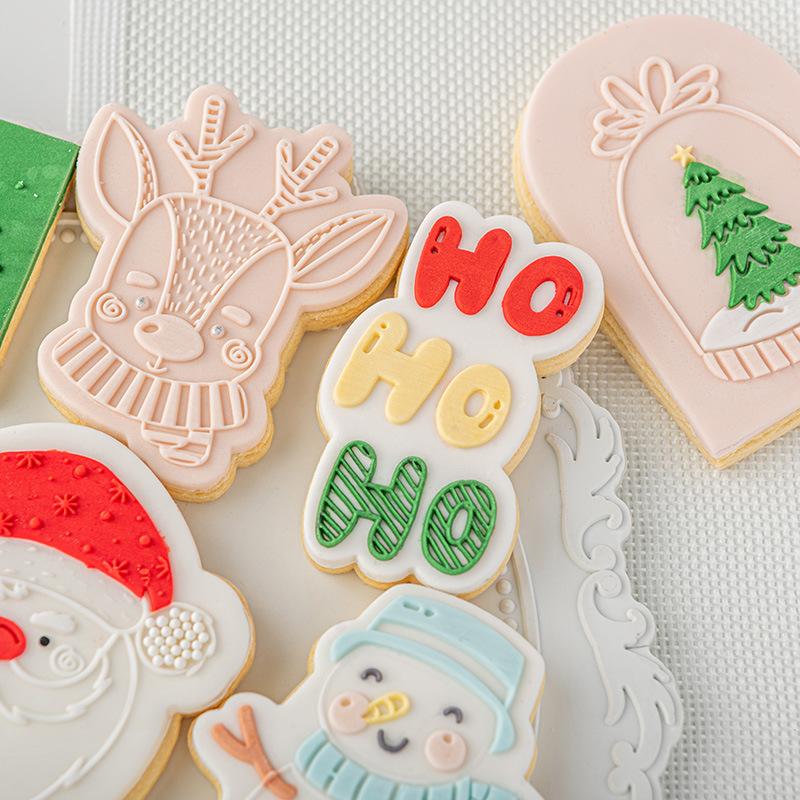 Cute Christmas Santa Cookie Cutters
