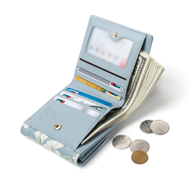 Short Tri-fold Printed Wallet