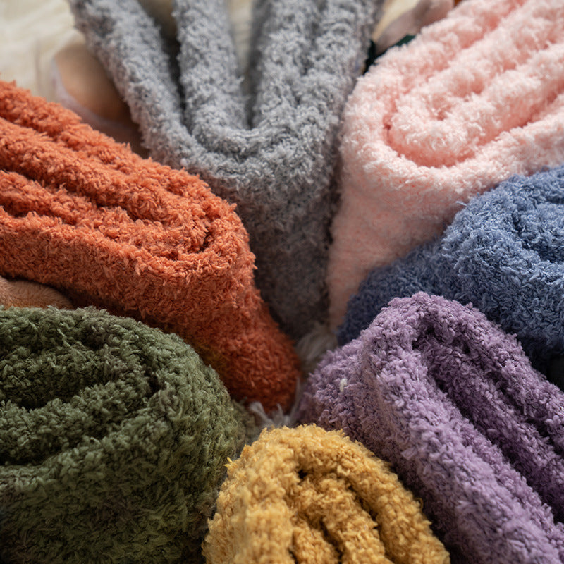 Christmas Super Soft Coral Fleece Socks