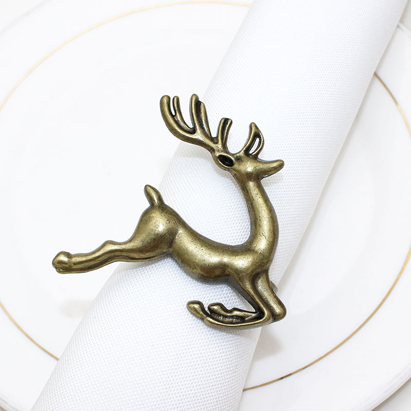Vintage Christmas Napkin Rings Set of 6