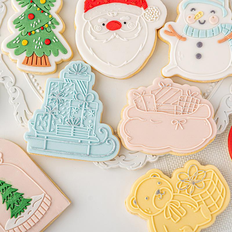 Cute Christmas Santa Cookie Cutters