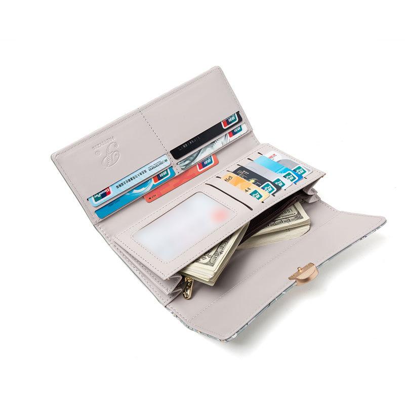 Extended Lace Flower Filp Cover Wallet