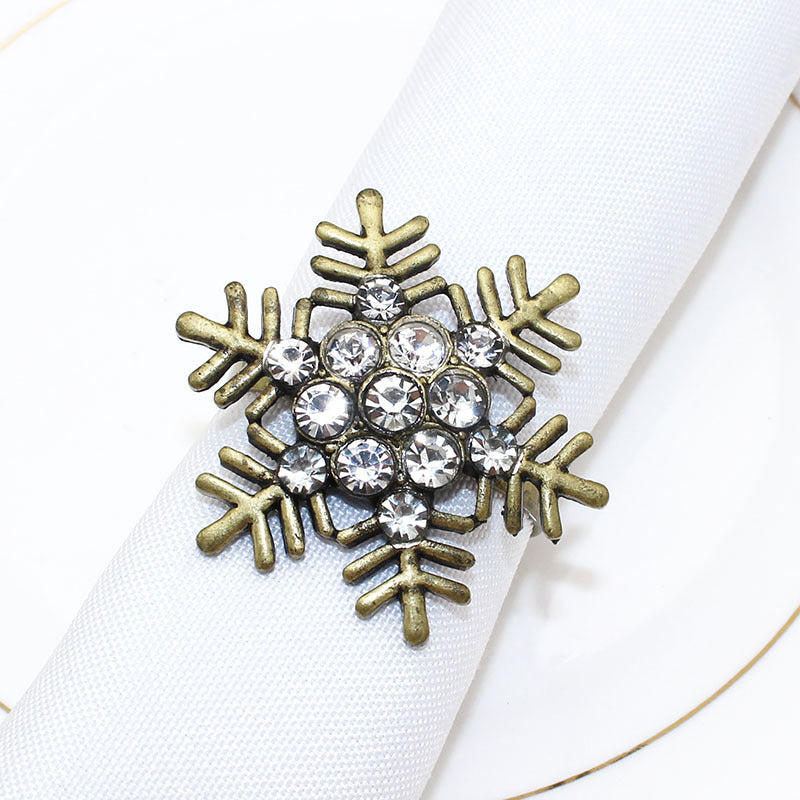 Vintage Christmas Napkin Rings Set of 6