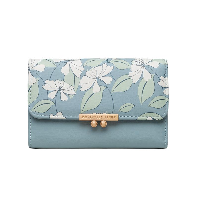 Short Tri-fold Printed Wallet