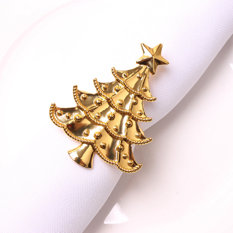 Christmas Tree Napkin Rings (Set of 6)