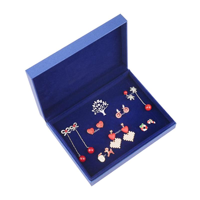 s925 Silver Needle Christmas Stud Earring Set