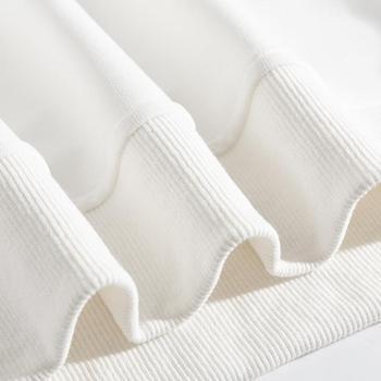 2021 Fashion Warm Christmas O-Neck White Sweater H