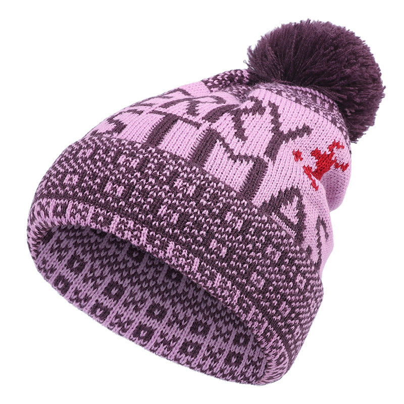 Merry Christmas Cute Knitted Hat