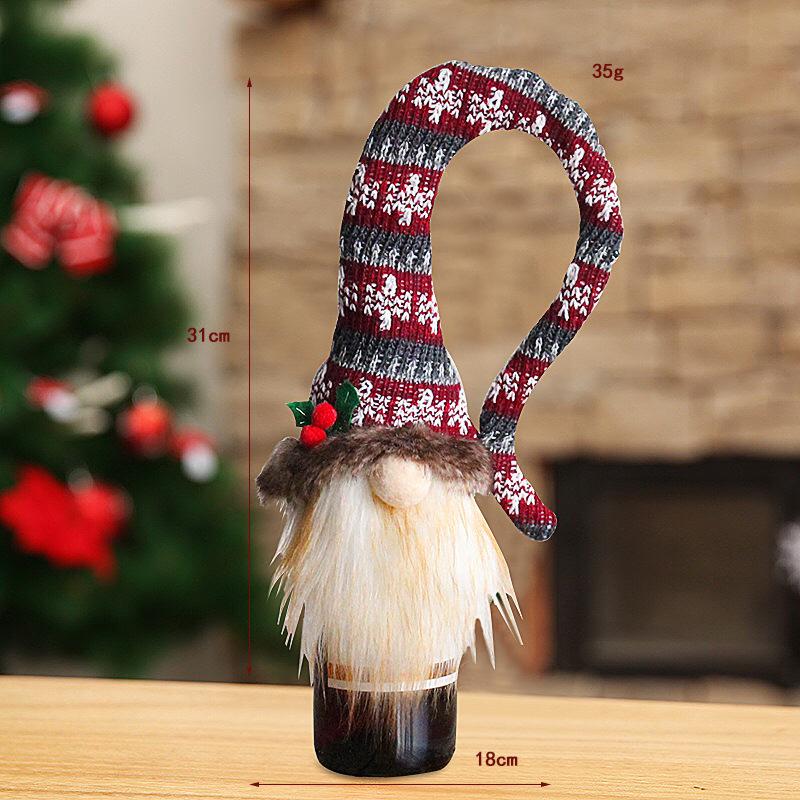 Christmas Doll Bottle Cover
