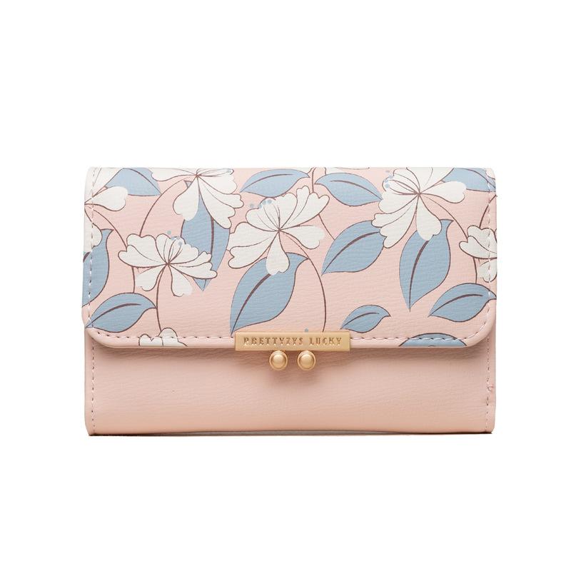 Short Tri-fold Printed Wallet