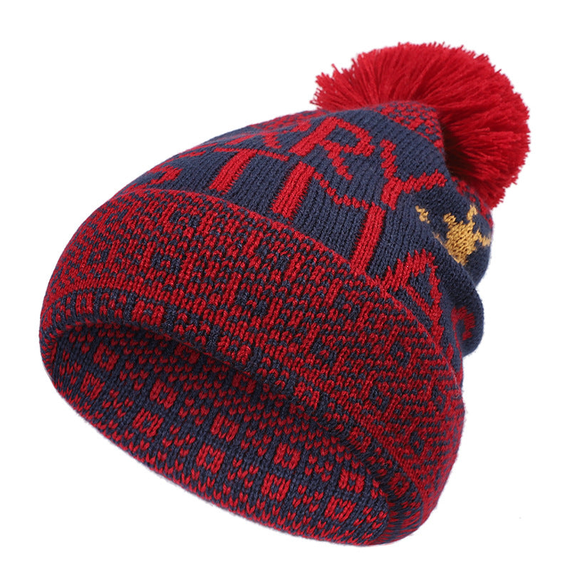 Merry Christmas Cute Knitted Hat