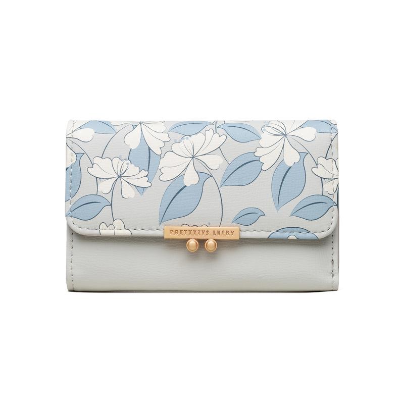 Short Tri-fold Printed Wallet