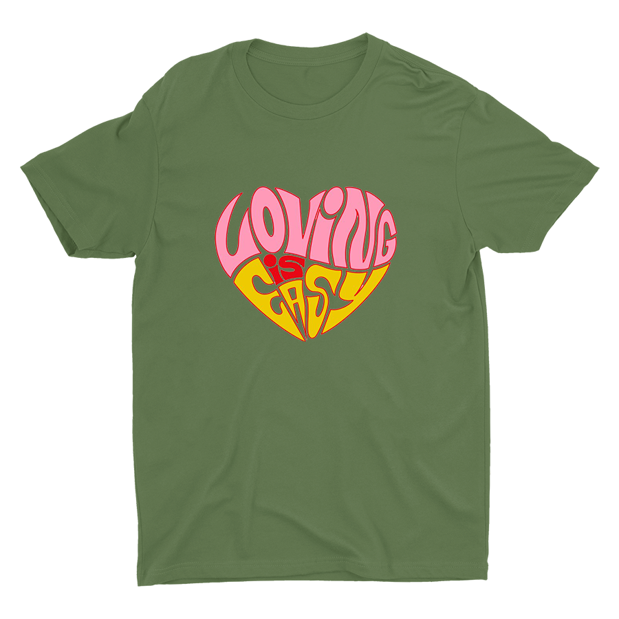 Loving is Easy Printed T-shirt