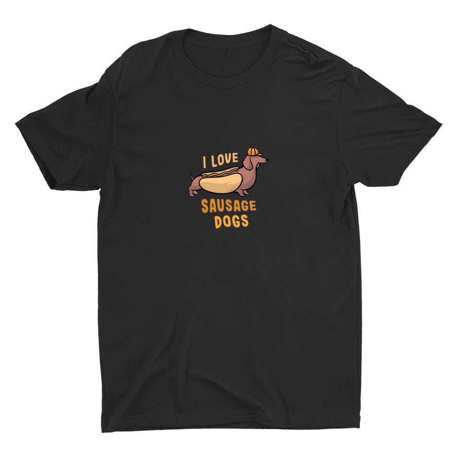 I Love Sausage Dogs Cotton Tee