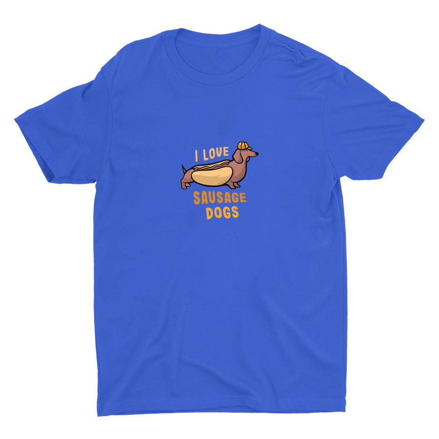 I Love Sausage Dogs Cotton Tee