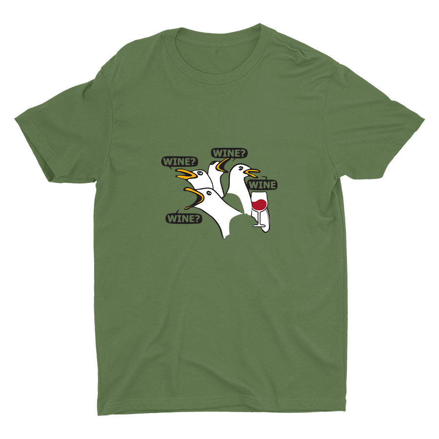 How Does Seagull Sounds Like? Cotton Tee