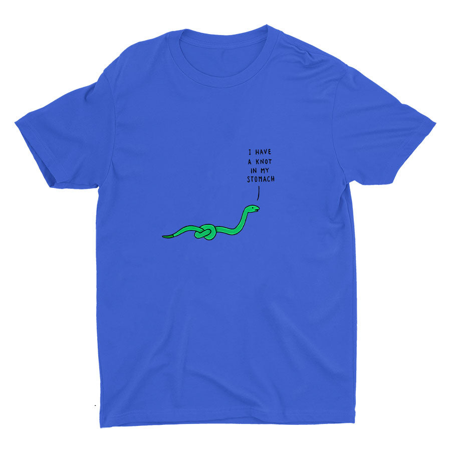 I HAVE A KNOT IN MY STOMACH Cotton Tee