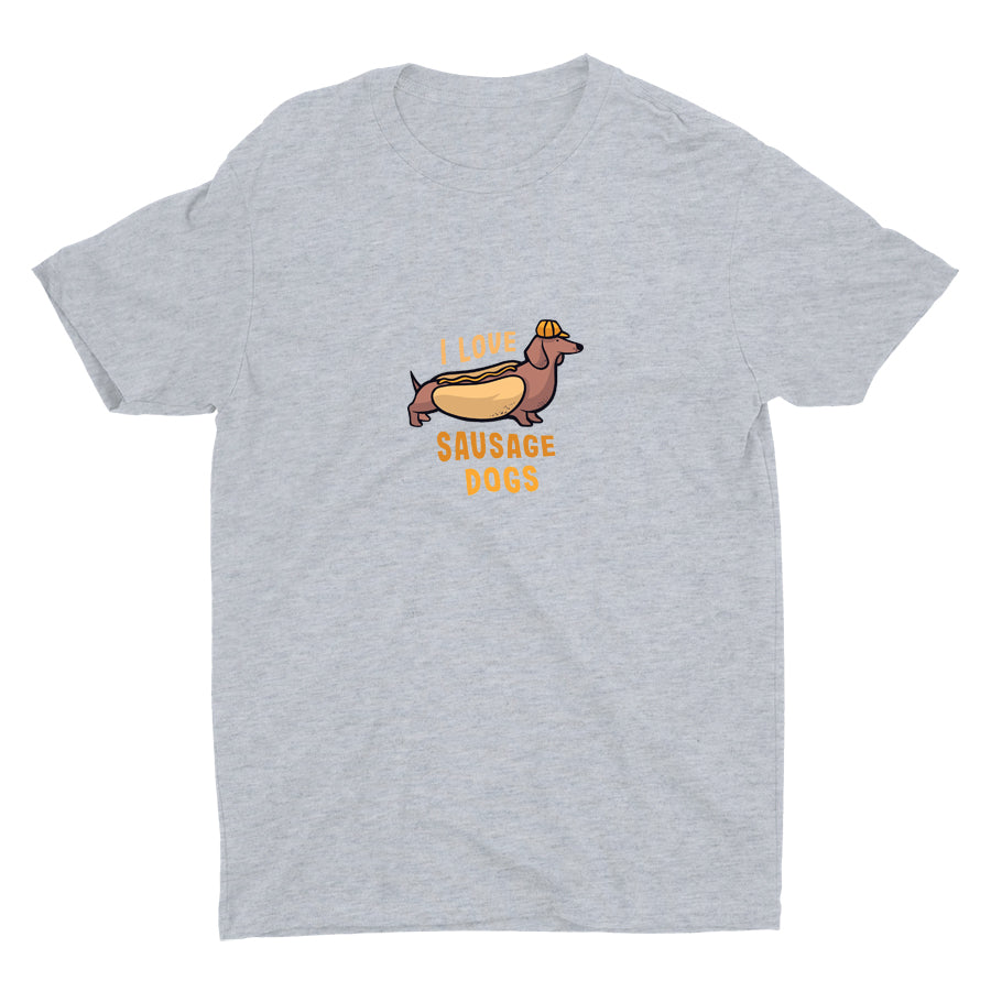I Love Sausage Dogs Cotton Tee