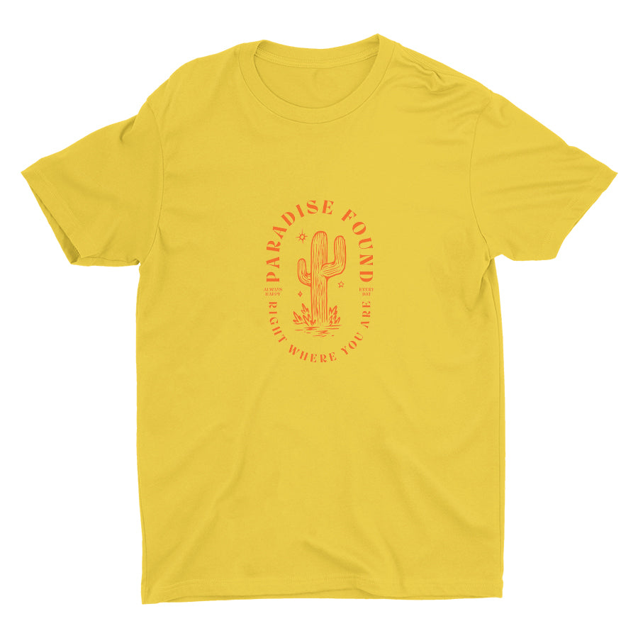 PARADISE FOUND RIGHT WHERE YOU ARE Cotton Tee