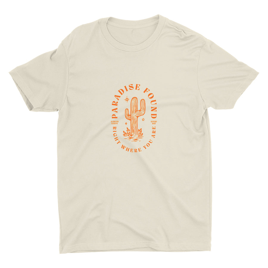 PARADISE FOUND RIGHT WHERE YOU ARE Cotton Tee