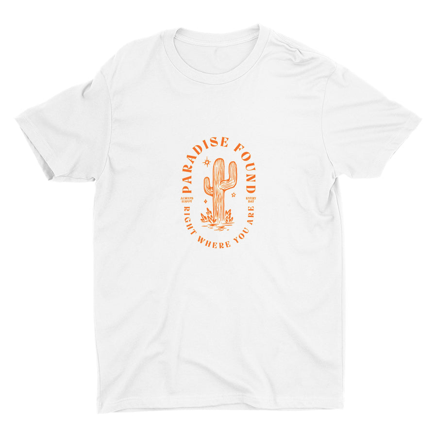 PARADISE FOUND RIGHT WHERE YOU ARE Cotton Tee