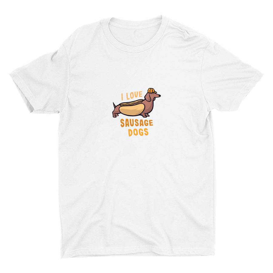 I Love Sausage Dogs Cotton Tee