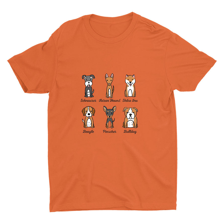 Lovely Dogs Printed Cotton Tee