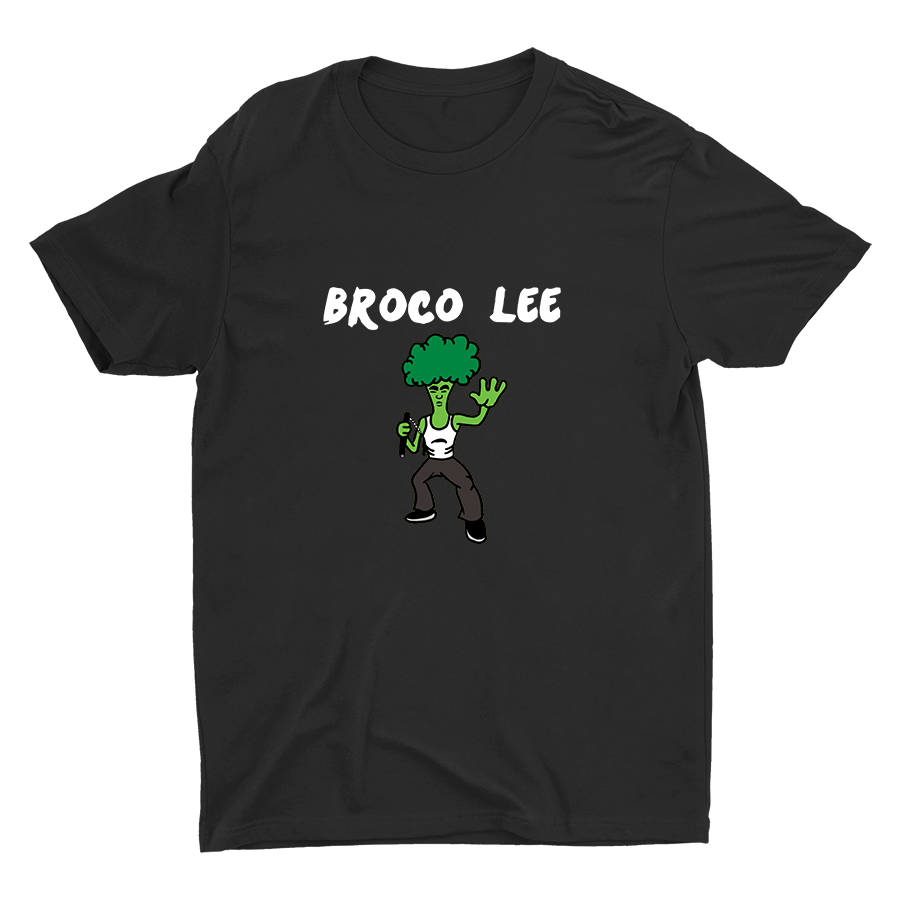 Funny "BROCO LEE" Printed Cotton Tee