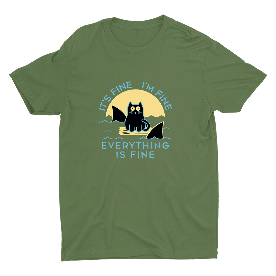 EVERYTHING IS FINE Cotton Tee