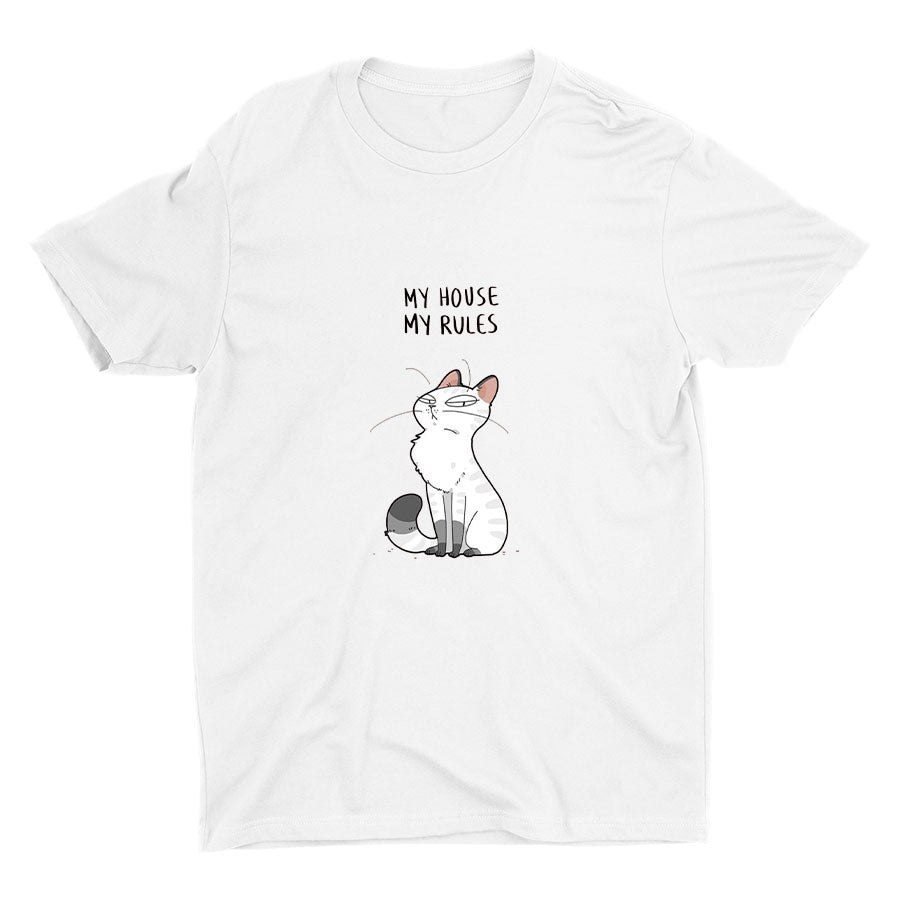 MY HOUSE MY RULES Cotton Tee