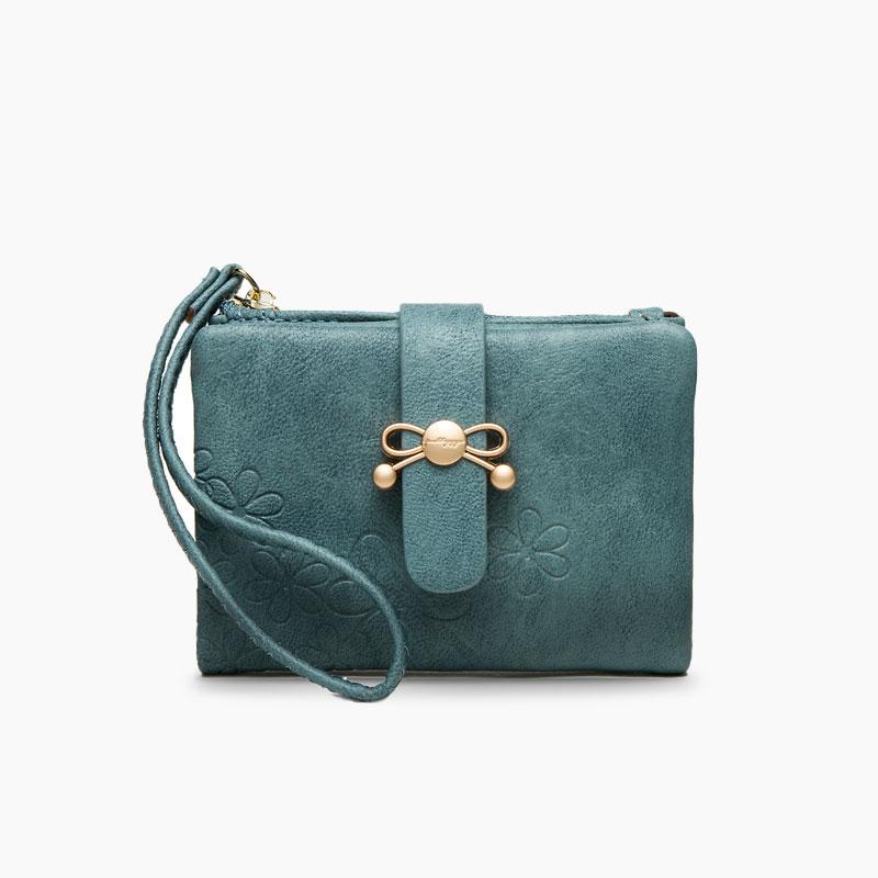 Floral Obscured Wrist Wallet
