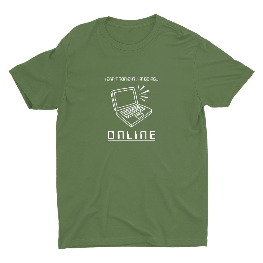 I′m Going Online Cotton Tee