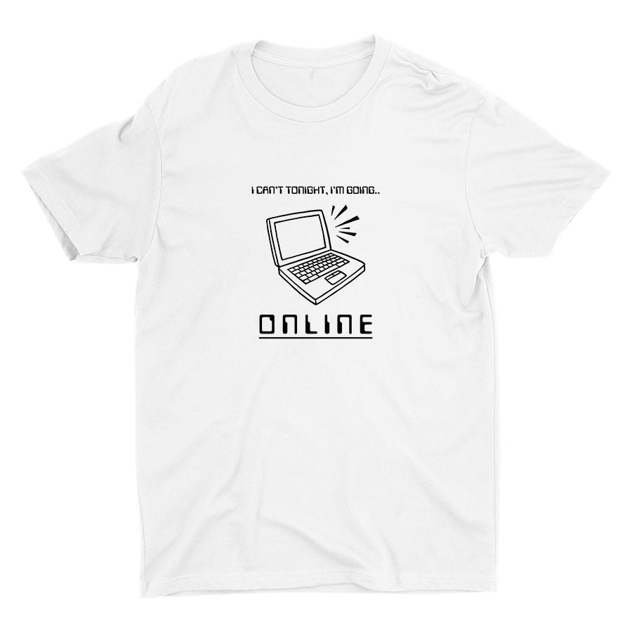 I′m Going Online Cotton Tee