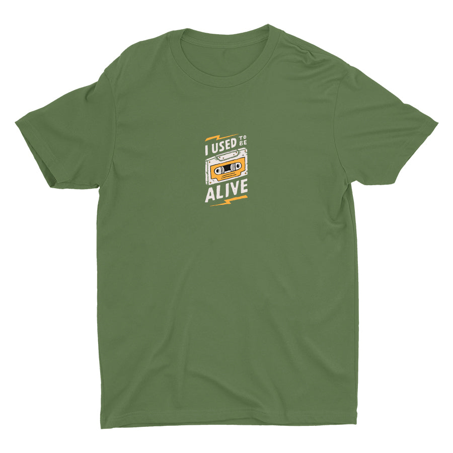 I USED TO BE ALIVE Cotton Tee