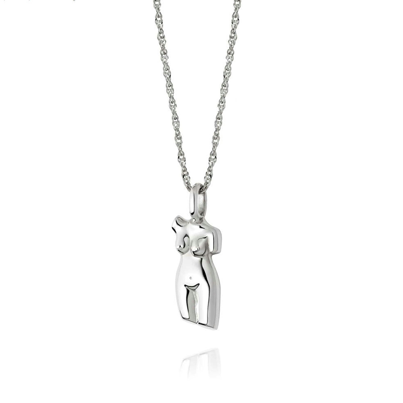 18K Gold Plated Abstract Art Necklace