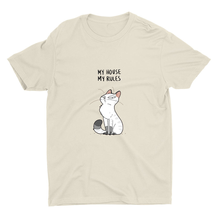 MY HOUSE MY RULES Cotton Tee
