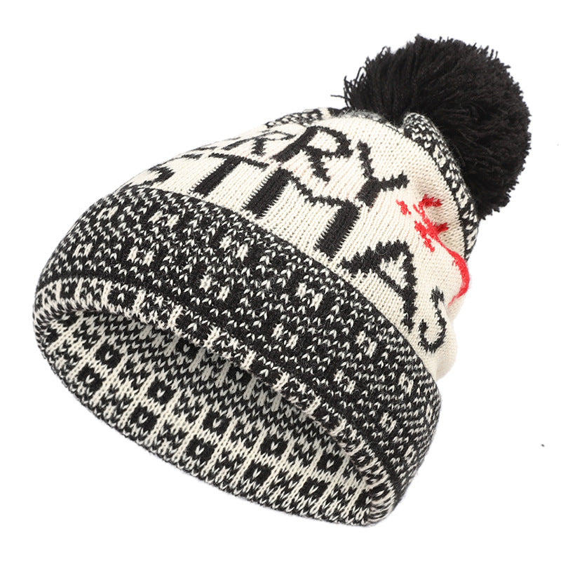 Merry Christmas Cute Knitted Hat