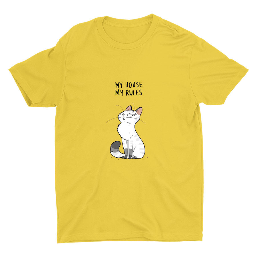 MY HOUSE MY RULES Cotton Tee