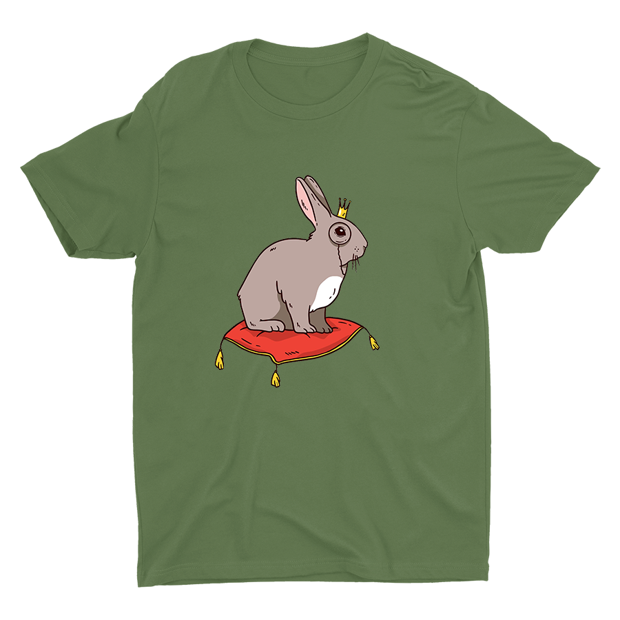 Easter Bunny King Printed Cotton Tee